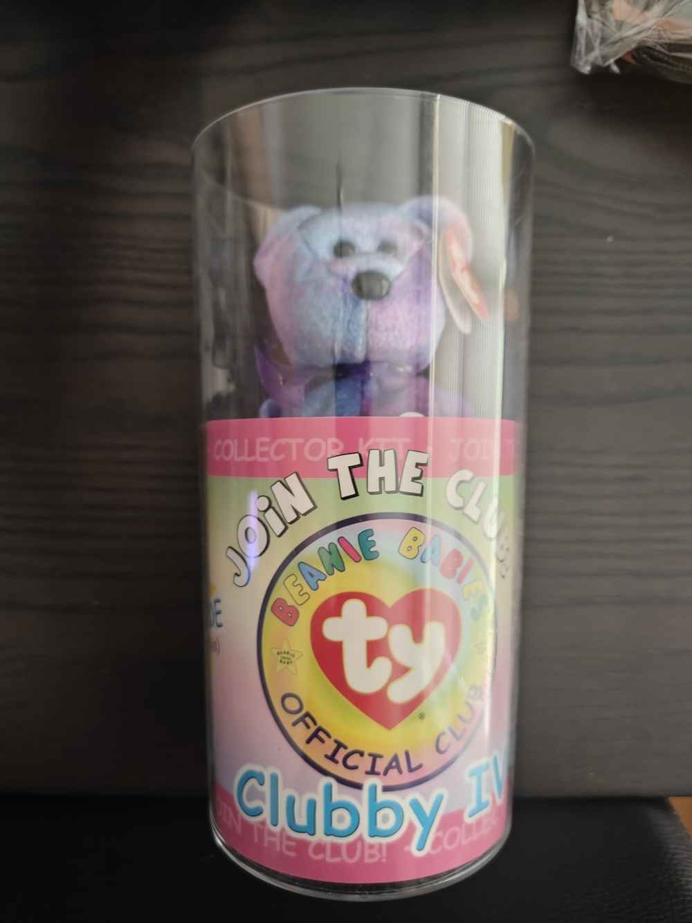 Ty Beanie Babies Clubby IV Plush Toy - Purple Multicolor
